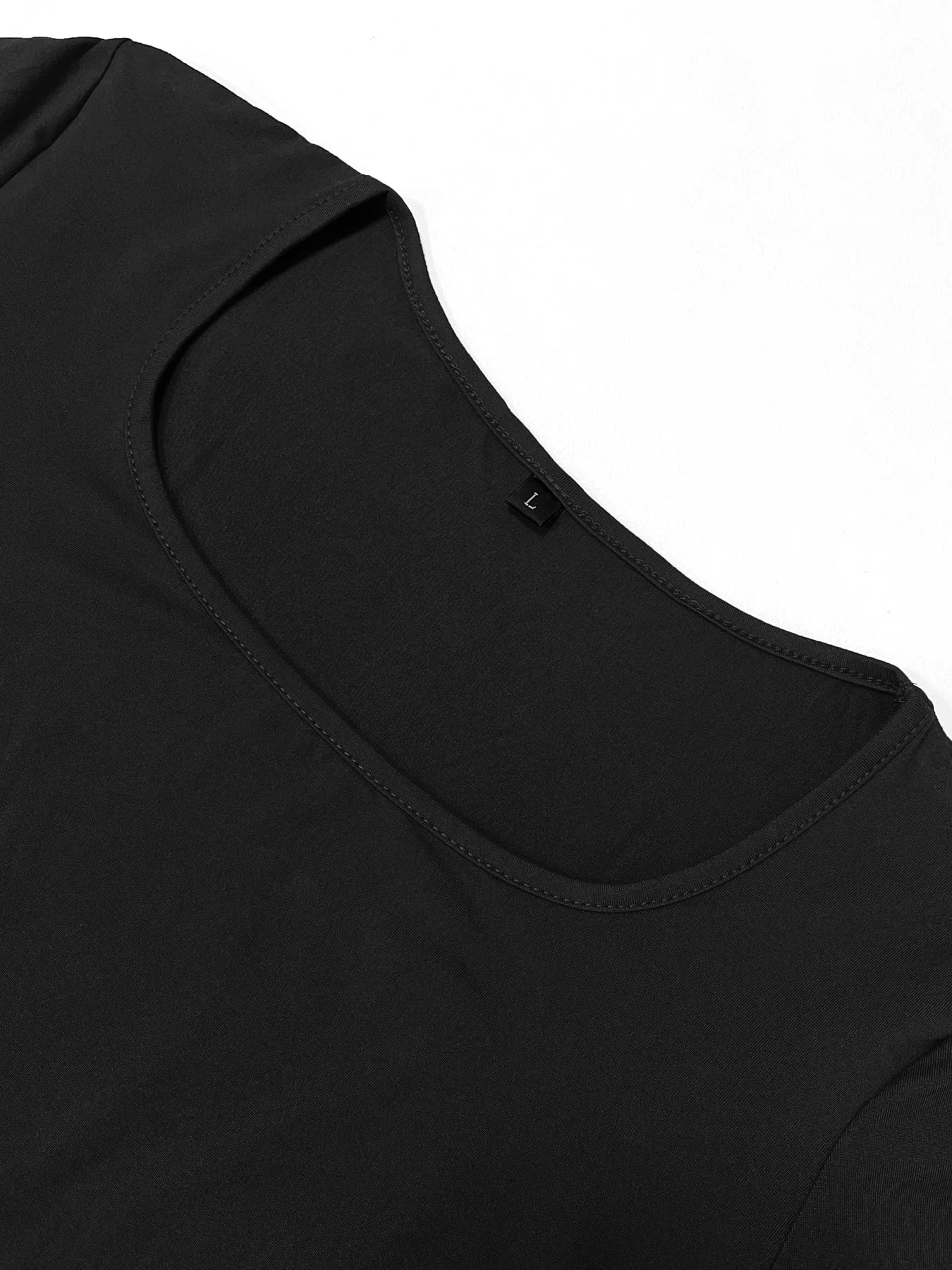 Vestido feminino liso de manga longa, modelo justo ao corpo, básico e chique, estilo minimalista casual